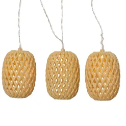 #N/A Guirlande lumineuse solaire 4,5 m 10 LED (H28 cm) Balista Naturel Beige Sale