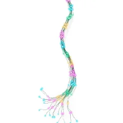 KAEMINGK Guirlande rideau pour sapin H2,10m 672 Micro LED câble vert Multicolore pastel Multicolore Pastel Câble Vert Online
