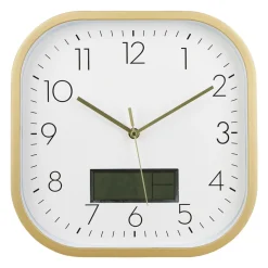 OSTARIA Hloge murale digitale plastique (30 cm) Timy Or Clearance