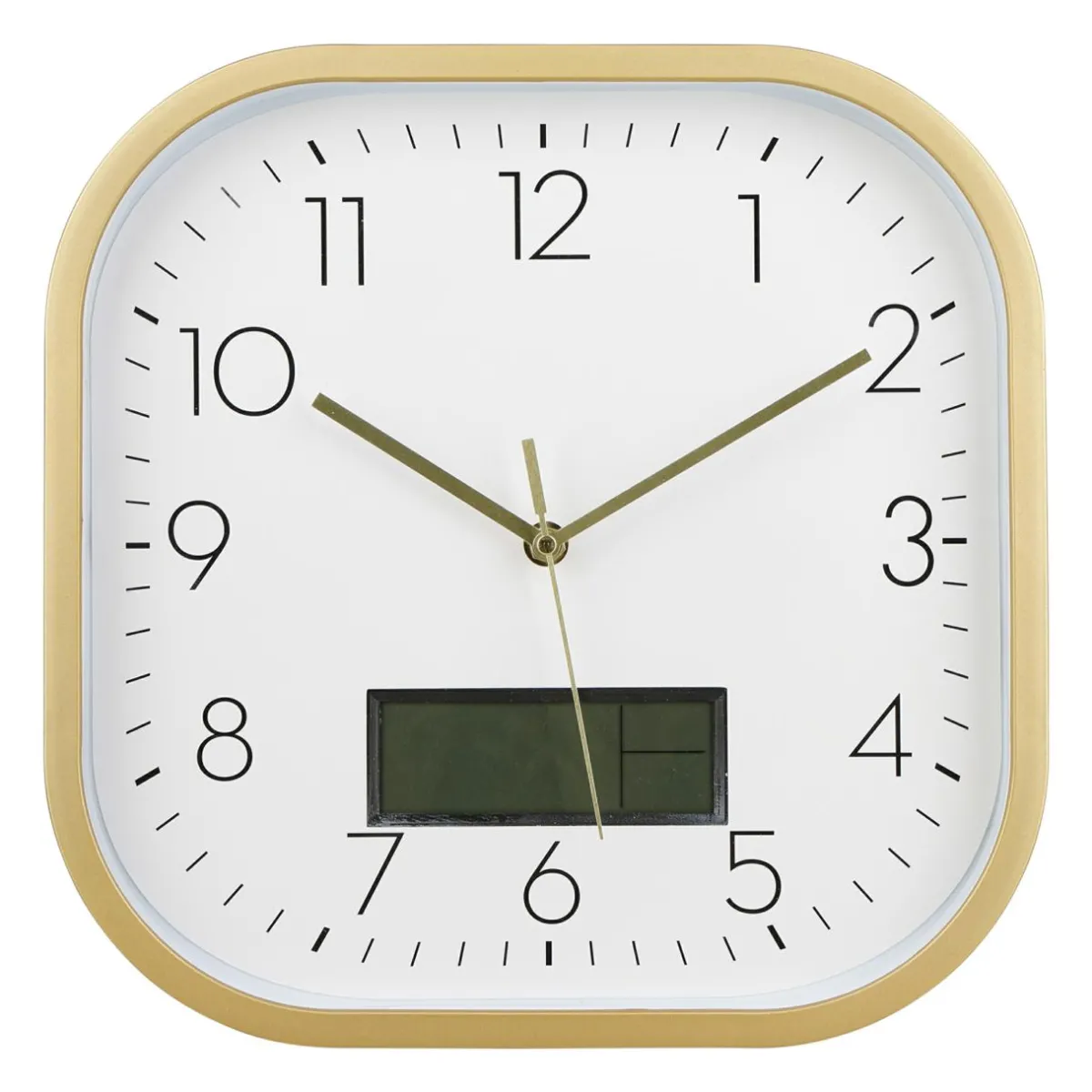 OSTARIA Hloge murale digitale plastique (30 cm) Timy Or Clearance