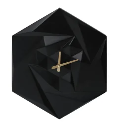 EMINZA Horloge murale en bois (D45 cm) Fidji Noir Sale