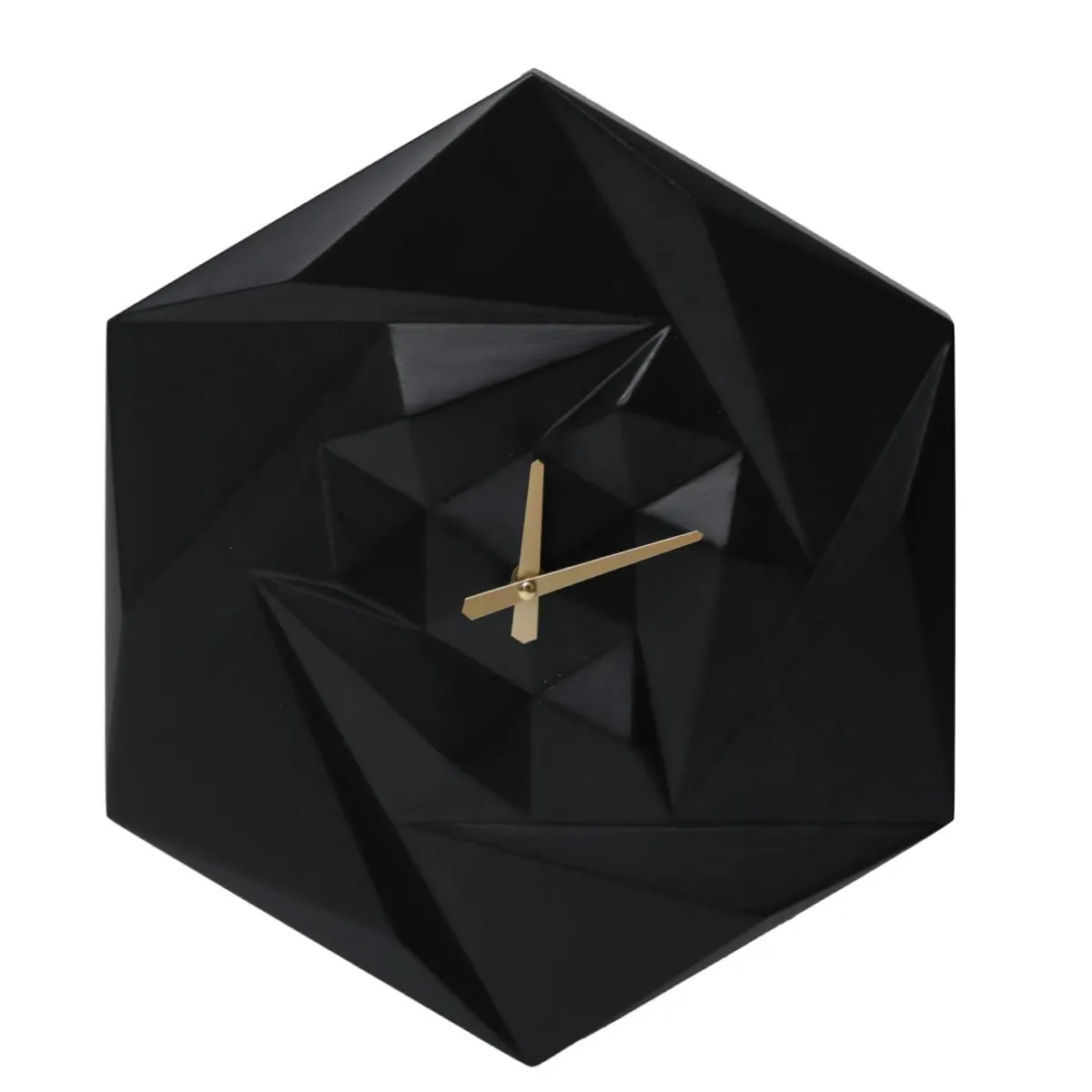 EMINZA Horloge murale en bois (D45 cm) Fidji Noir Sale