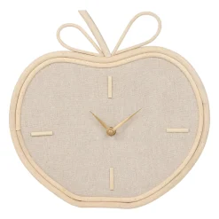 OSTARIA Horloge murale rotin (30 cm) Pomme Beige Hot