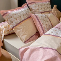 TRADI LINGE Housse de couette coton (200 x 200 cm) Inouk Rose Clearance
