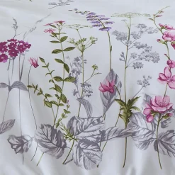 TRADI LINGE Housse de couette coton (260 x 240 cm) Pretty he Blanc Outlet