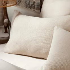 EMINZA Housse de couette coton nid d'abeille (140 x 200 cm) Eva Beige Outlet