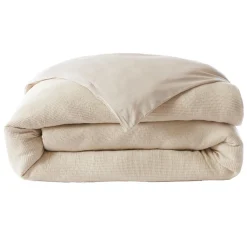EMINZA Housse de couette coton nid d'abeille (240 x 220 cm) Eva Beige Online