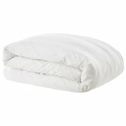 L'EFFET PAPILLON Housse de couette dentelle coton (240 x 220 cm) Jeanne he Blanc New