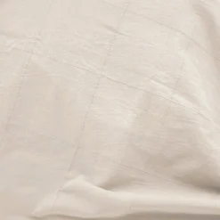 douceur d'intu017drieur Housse de couette et deux taies d'oreiller coton lavé (260 x 240 cm) Linella Ivoire Outlet