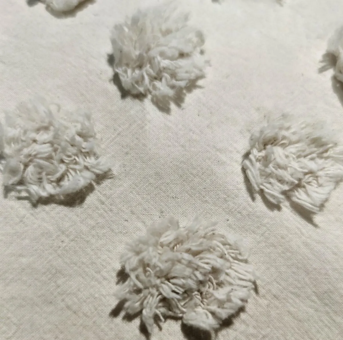 ATMOSPHERA Housse de couette et deux taies coton lavé (240 x 220 cm) Moura Ecru Sale