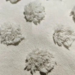 ATMOSPHERA Housse de couette et deux taies coton lavé (260 x 240 cm) Moura Ecru Sale