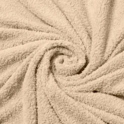 douceur d'intu017drieur Housse de couette et deux taies d'oreiller bouclette (240 x 220 cm) Helena sable Beige New