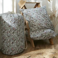 L'EFFET PAPILLON Housse de couette et deux taies coton (240 x 220 cm) Malia Multicolore