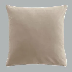 DOUCEUR D'INTERIEUR Housse de couette et deux taies coton lavé (240 x 220 cm) Linette Beige Discount