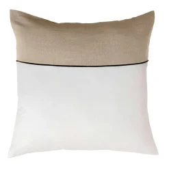douceur d'intu017drieur Housse de couette et deux taies d'oreiller coton (240 x 220 cm) Gabrielle Beige Clearance