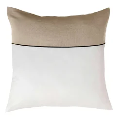 douceur d'intu017drieur Housse de couette et deux taies d'oreiller coton (260 x 240 cm) Gabrielle Beige Hot