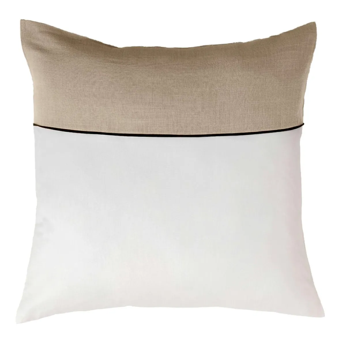 douceur d'intu017drieur Housse de couette et deux taies d'oreiller coton (260 x 240 cm) Gabrielle Beige Hot
