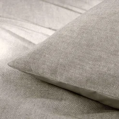 douceur d'intu017drieur Housse de couette et deux taies d'oreiller coton (260 x 240 cm) Meline Gris Anthracite Discount