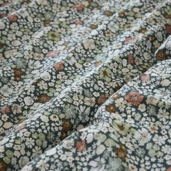 L'EFFET PAPILLON Housse de couette et deux taies coton (260 x 240 cm) Malia Multicolore New