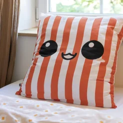 L'EFFET PAPILLON Housse de couette et une taie enfant coton (140 x 200 cm) Fresh popcorn Rouge Sale
