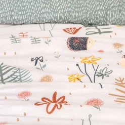 L'EFFET PAPILLON Housse de couette et une taie enfant coton (140 x 200 cm) Polisson Multicolore