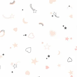 Atmosphera createur d'interieur for kids Housse de couette et une taie enfant coton (140 x 200 cm) Chat Rose New