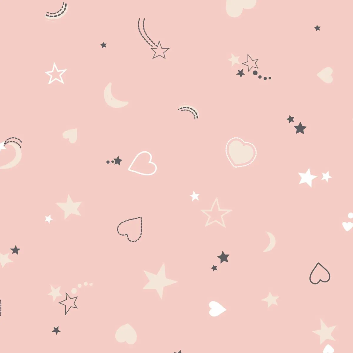 Atmosphera createur d'interieur for kids Housse de couette et une taie enfant coton (140 x 200 cm) Chat Rose New