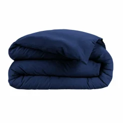 EMINZA Housse de couette flanelle de coton (200 x 200 cm) Nina Bleu nuit Online
