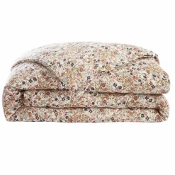 EMINZA Housse de couette gaze de coton (140 x 200 cm) Constance pampa Beige