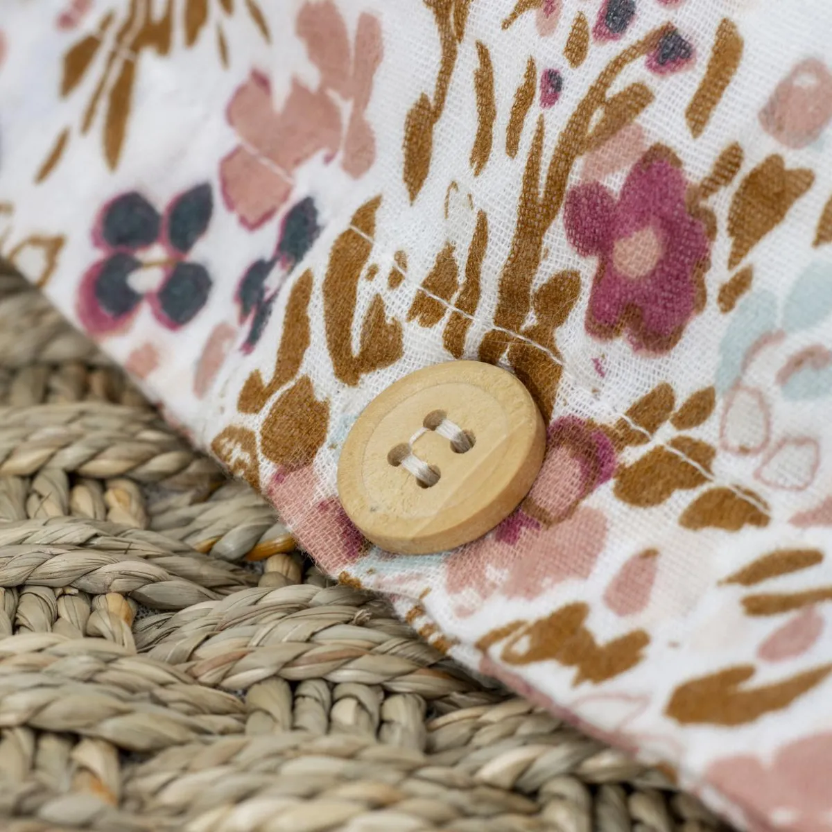 EMINZA Housse de couette gaze de coton (240 x 220 cm) Constance pampa Beige Sale
