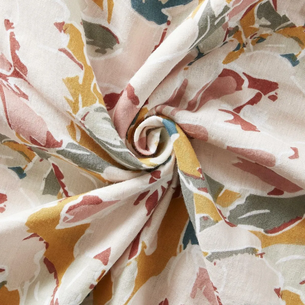 EMINZA Housse de couette gaze de coton (260 x 240 cm) April Multicolore