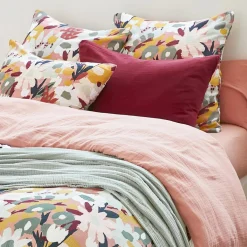 EMINZA Housse de couette gaze de coton (200 x 200 cm) Azel Multicolore Clearance