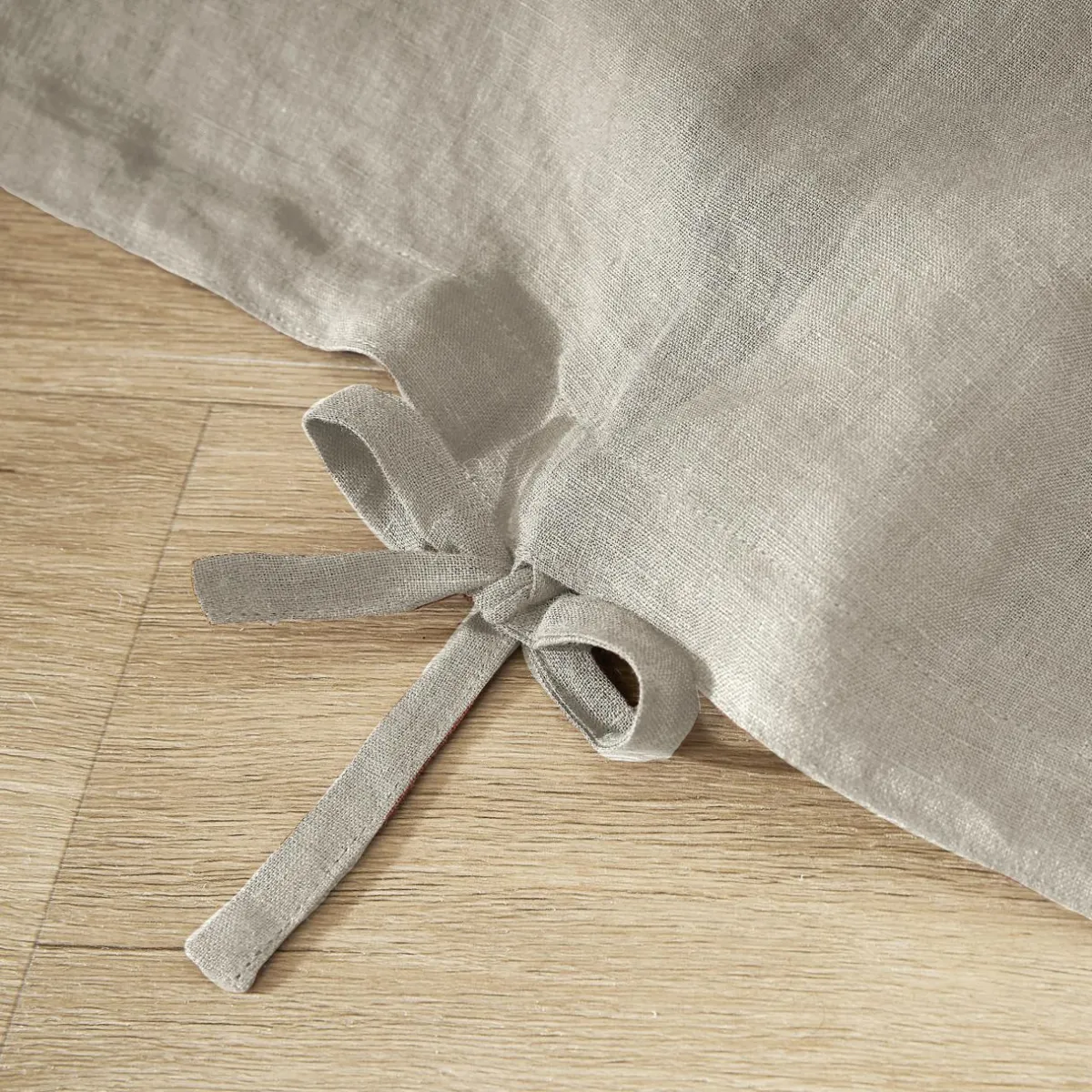 EMINZA Housse de couette lin lavé (260 x 240 cm) Louise Beige Sale
