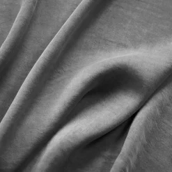 EMINZA Housse de couette lyocell Tencel™ lavé (280 x 240 cm) Olivia granit Gris Clearance