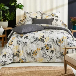TRADILINGE Housse de couette percale de coton (200 x 200 cm) Asia Beige Discount
