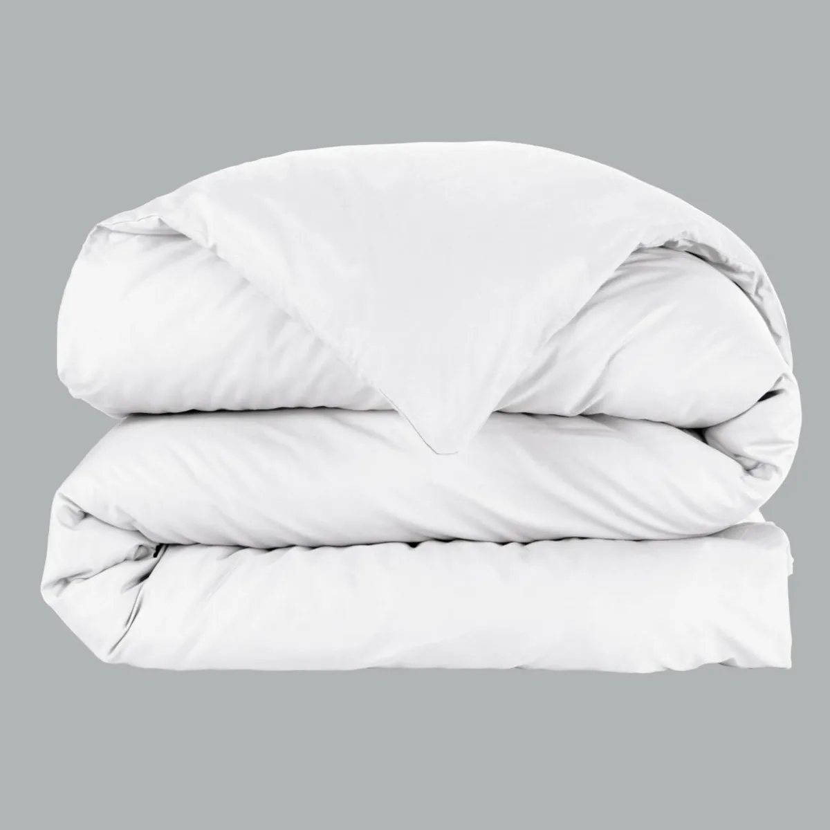 EMINZA Housse de couette percale de coton (200 x 200 cm) Cali he Blanc Discount