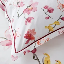 TRADILINGE Housse de couette percale de coton (240 x 220 cm) Elisa Rose Clearance