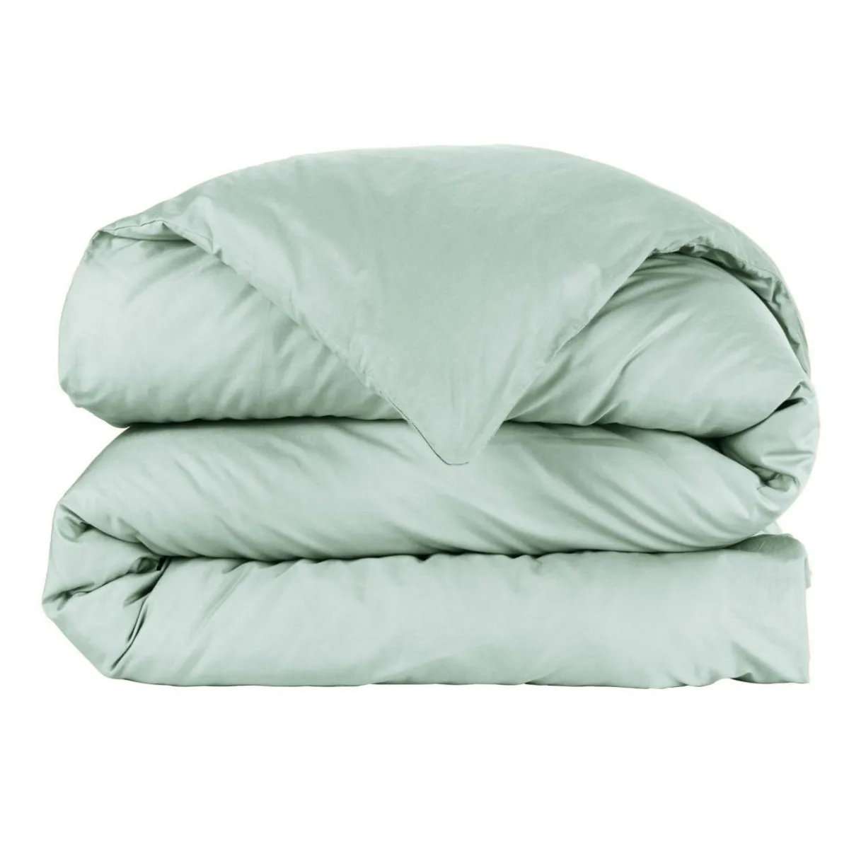 EMINZA Housse de couette percale de coton (280 x 240 cm) Cali Vert Eucalyptus Online