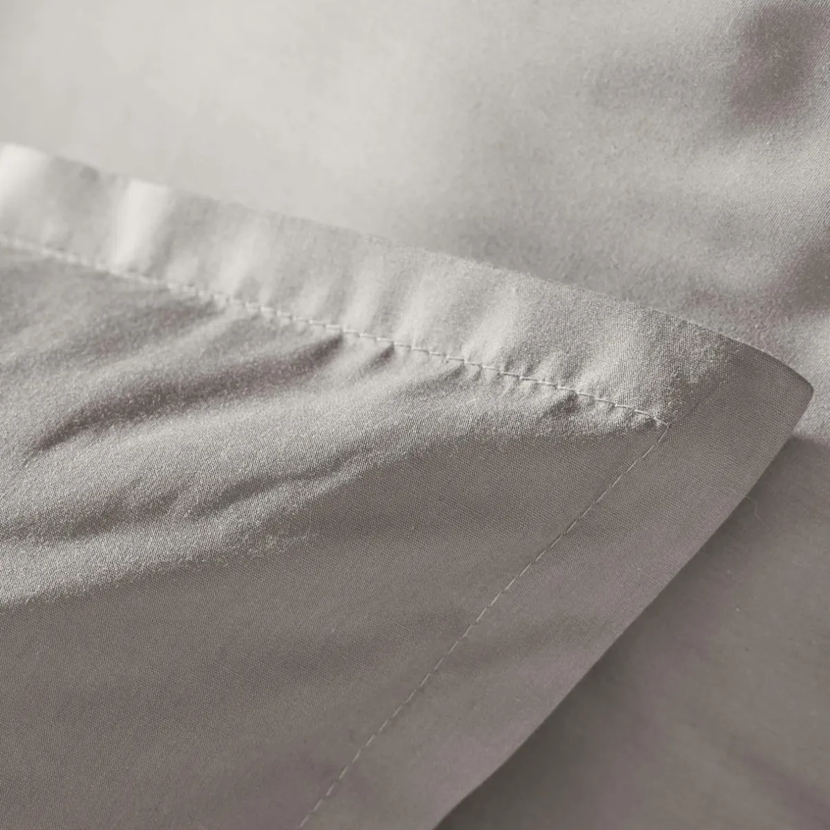 EMINZA Housse de couette percale de coton (200 x 200 cm) Cali Gris clair Online