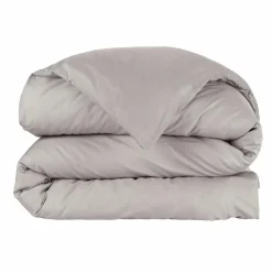 EMINZA Housse de couette percale de coton (200 x 200 cm) Cali Gris clair Online