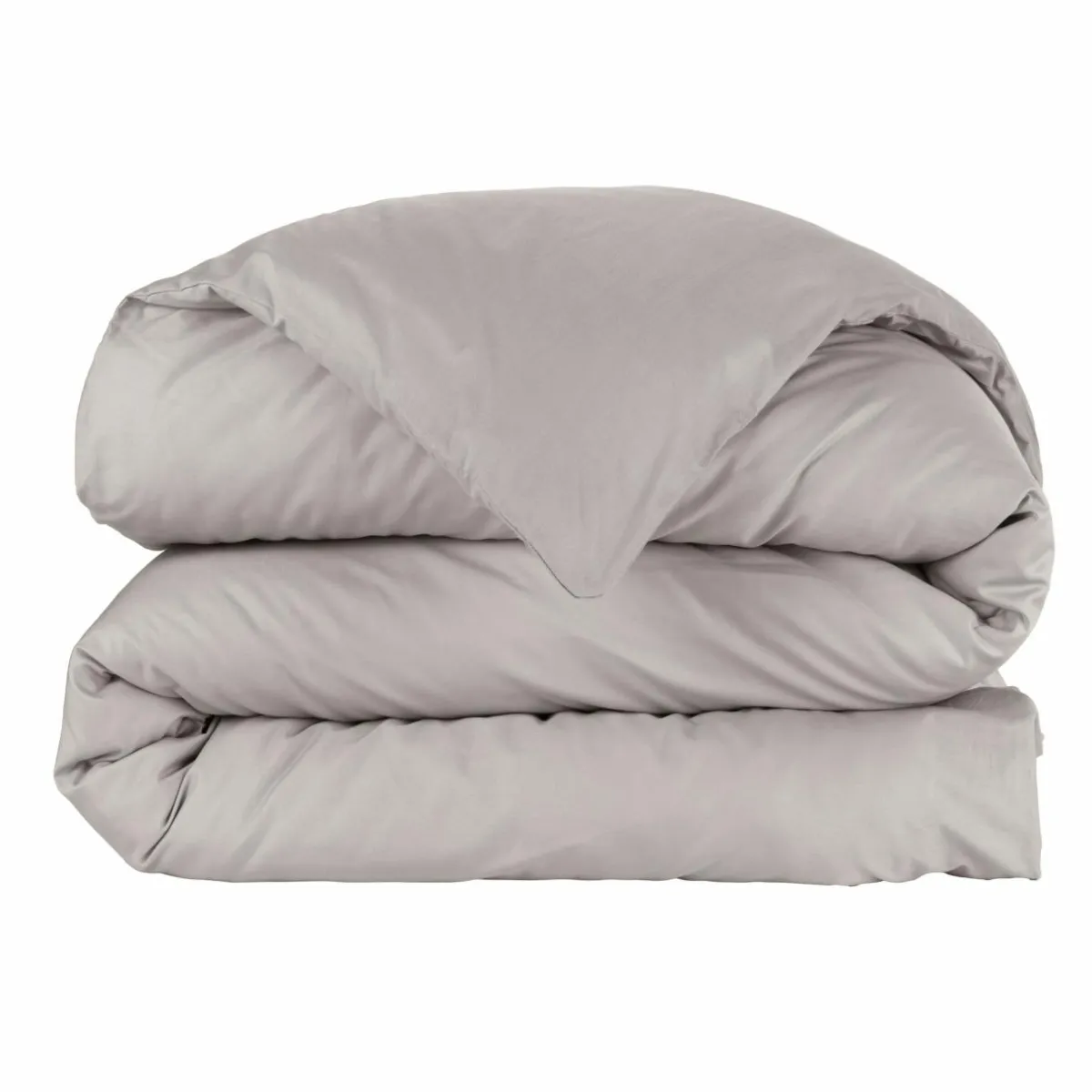 EMINZA Housse de couette percale de coton (200 x 200 cm) Cali Gris clair Online