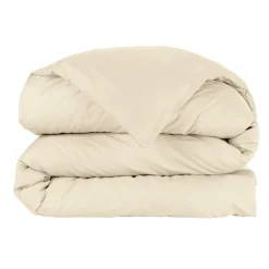 EMINZA Housse de couette percale de coton (200 x 200 cm) Cali Beige New