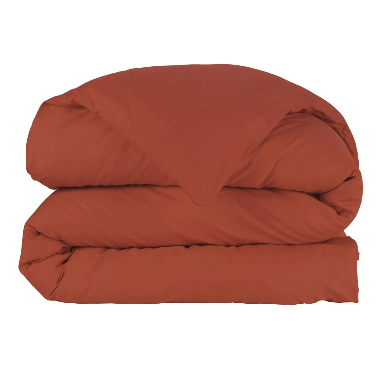 EMINZA Housse de couette percale de coton (280 x 240 cm) Cali Terracotta Outlet
