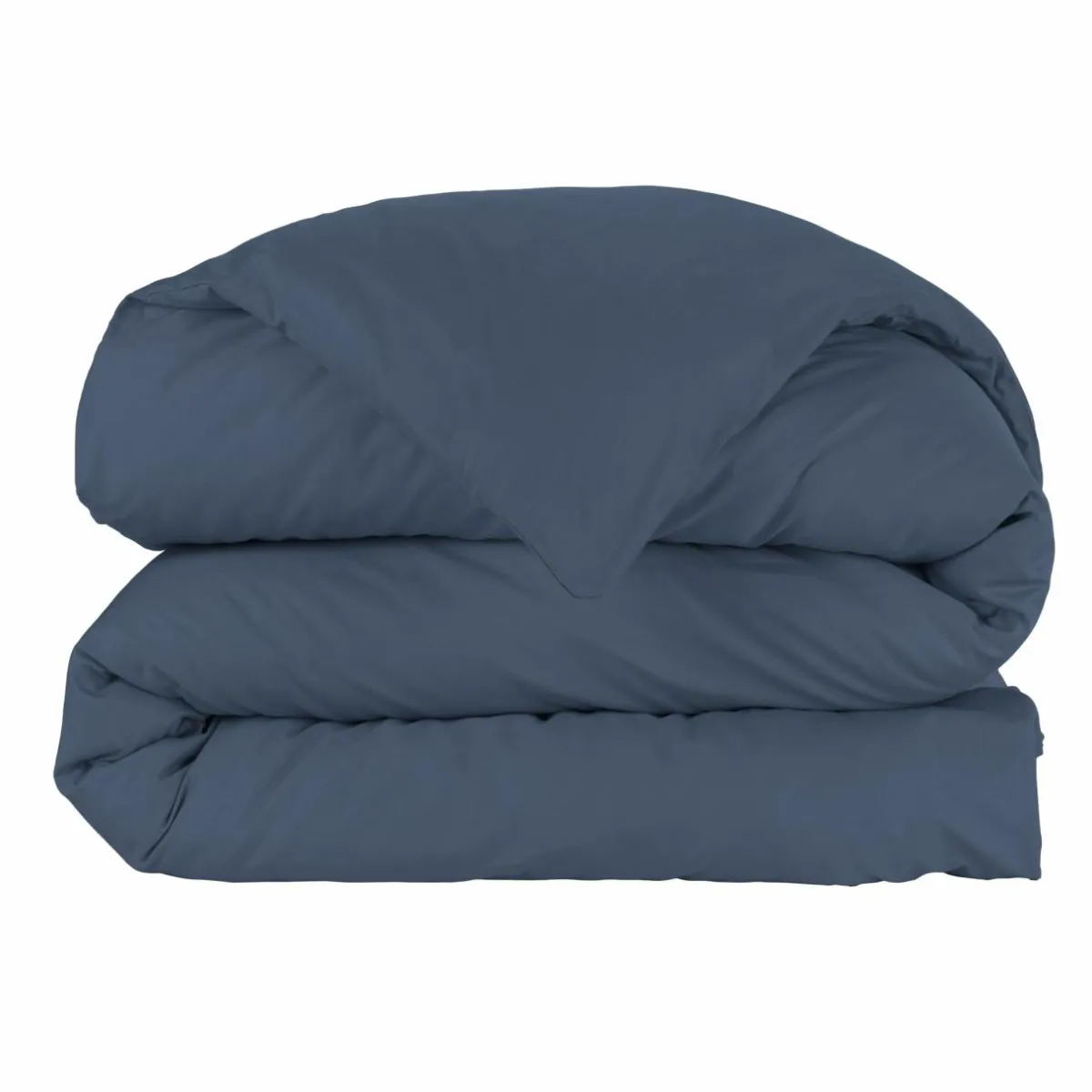 EMINZA Housse de couette percale de coton (240 x 220 cm) Cali Bleu marine Sale