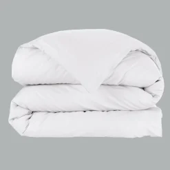 EMINZA Housse de couette percale de coton (140 x 200 cm) Cali he Blanc Best