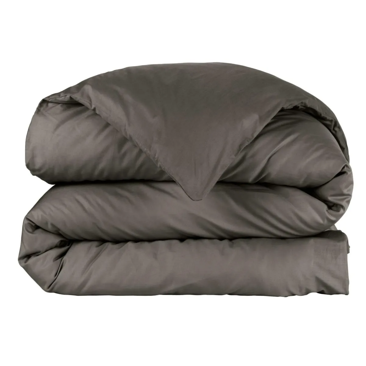 EMINZA Housse de couette percale de coton (240 x 220 cm) Cali Gris Anthracite Best
