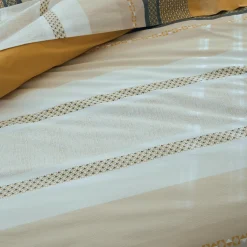 TRADILINGE Housse de couette percale de coton (200 x 200 cm) Marlow Jaune Outlet