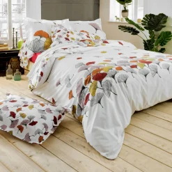 TRADILINGE Housse de couette percale de coton (300 x 240 cm) Ginkgo Multicolore New