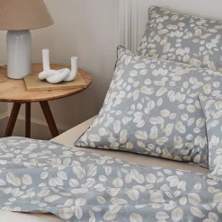 TRADILINGE Housse de couette percale de coton (200 x 200 cm) Lison e Gris Clearance