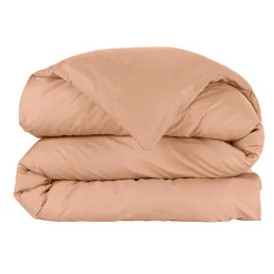 EMINZA Housse de couette percale de coton (260 x 240 cm) Cali Rose Pêche Best
